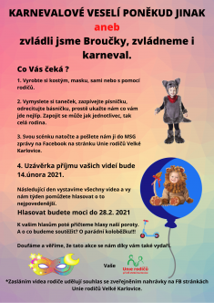 Karneval pozvánka