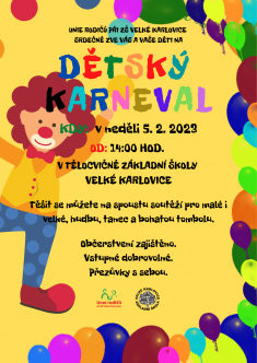 Dětský karneval 5. 2. 2023